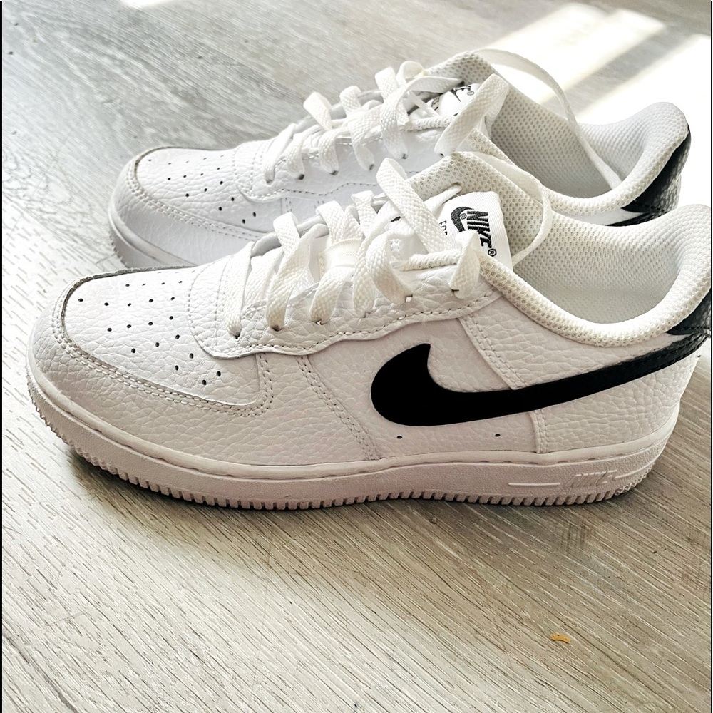 Boys size 2 white and black forces
